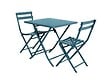 HESPERIDE - Table de jardin carrée Greensboro 70 x 70 cm Bleu Canard - Hespéride - vignette