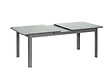 JARDILINE - Ensemble Table rectangulaire extensible et 10 chaises de jardin en aluminium gris Milos Anthracite - 10 places - Jardiline - vignette