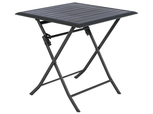 HESPERIDE - Table de jardin carrée Azua 2 places Graphite - Hespéride - large