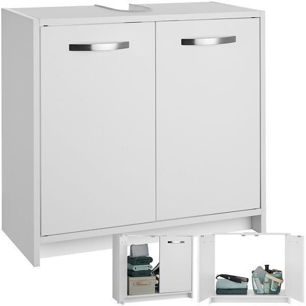 TECTAKE - Meuble sous-lavabo Katalina, spacieux, capacité de charge de 20 kg - large