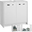TECTAKE - Meuble sous-lavabo Katalina, spacieux, capacité de charge de 20 kg - vignette