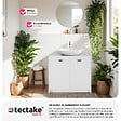 TECTAKE - Meuble sous-lavabo Katalina, spacieux, capacité de charge de 20 kg - vignette