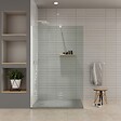 SANIVERRE - BAYA Receveur de douche 80 x 80 cm Gris extra-plat aspect pierre + bonde incluse - vignette