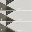 SANIVERRE - BAYA Receveur de douche 80 x 80 cm Blanc extra-plat aspect pierre + bonde incluse - vignette