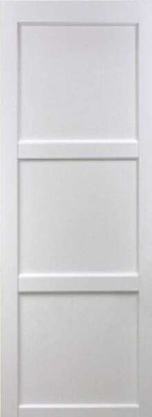 GD MENUISERIES - Porte Coulissante Korya Blanc 3 panneaux H204 x L93 cm - large