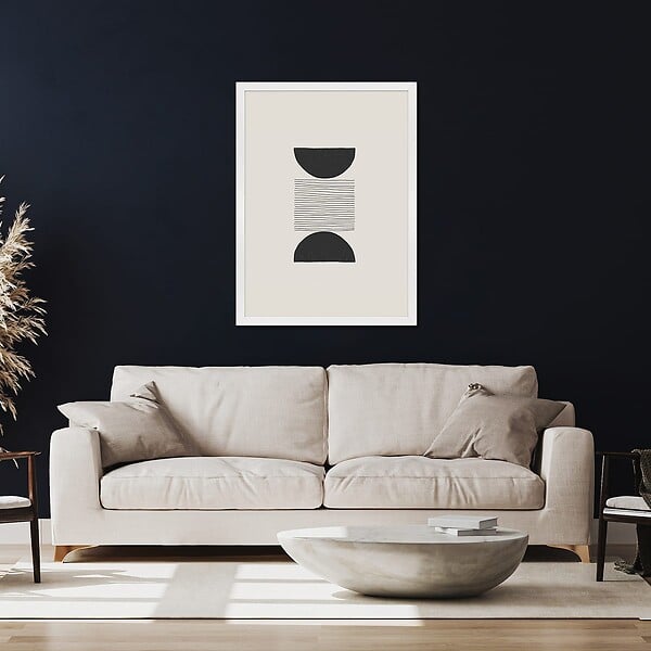 CEANOTHE - Cadre Eternel - Blanc - 50x70cm - large