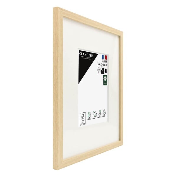 CEANOTHE - Cadre 24X30 Ouv 13X18 Wild bois clair - large