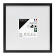 CEANOTHE - Cadre photo Wild noir 30x30 cm avec passe-partout 13x13 cm - vignette
