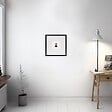 CEANOTHE - Cadre photo Wild noir 30x30 cm avec passe-partout 13x13 cm - vignette