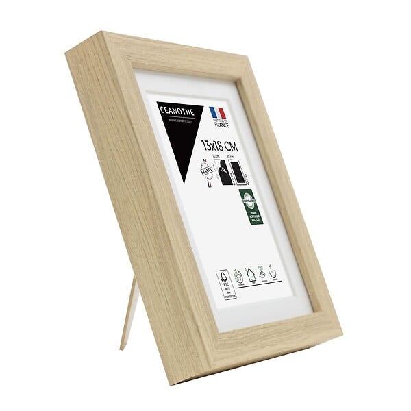 CEANOTHE - Cadre 13X18 Ouv 10X15 Milan bois - large