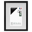 CEANOTHE - Cadre photo Wild noir 18x24 cm avec passe-partout 10x15 cm - vignette