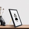 CEANOTHE - Cadre photo Wild noir 18x24 cm avec passe-partout 10x15 cm - vignette