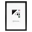 CEANOTHE - Cadre photo Wild noir 20x30/A4 cm avec passe-partout 18x24 cm - vignette