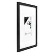 CEANOTHE - Cadre photo Wild noir 20x30/A4 cm avec passe-partout 18x24 cm - vignette