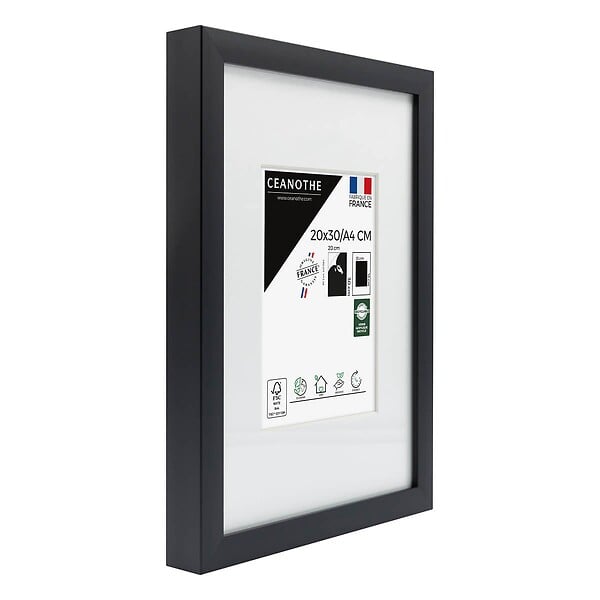 CEANOTHE - Cadre 20X30 Ouv 13X18 Milan noir - large