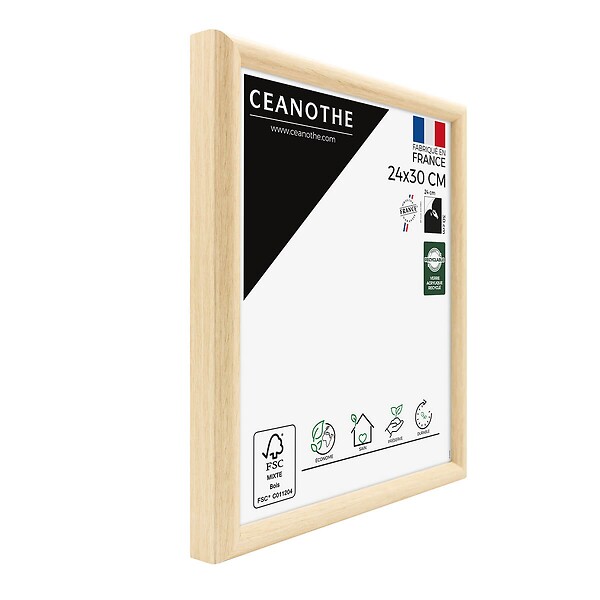 CEANOTHE - Cadre 24X30 Shelter bois clair - large