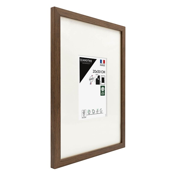 CEANOTHE - Cadre 20X30-A4 Ouv 10X15 Wild ébène - large