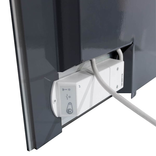 CEANOTHE - Radiateur électrique Allure noir 45x120 cm - large