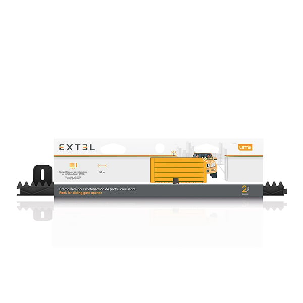 EXTEL - Cremaillere supplementaire 50cm pour motorisation de portail Extel - 761105 - Extel - - large