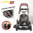 GARDEO PRO - Tondeuse thermique autotractée 170.1cc - 50.8cm livrée avec 2 lames + mulching et éjection latérale - vignette