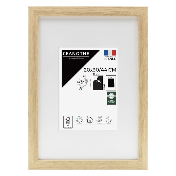 CEANOTHE - Cadre 20X30 Ouv 13X18 Milan bois - large