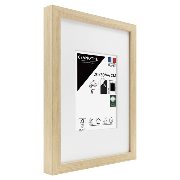 CEANOTHE - Cadre 20X30 Ouv 13X18 Milan bois - large