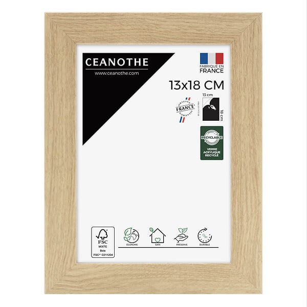 CEANOTHE - Cadre 13X18 Eternel naturel - large