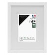 CEANOTHE - Cadre photo Wild blanc 18x24 cm avec passe-partout 10x15 cm - vignette