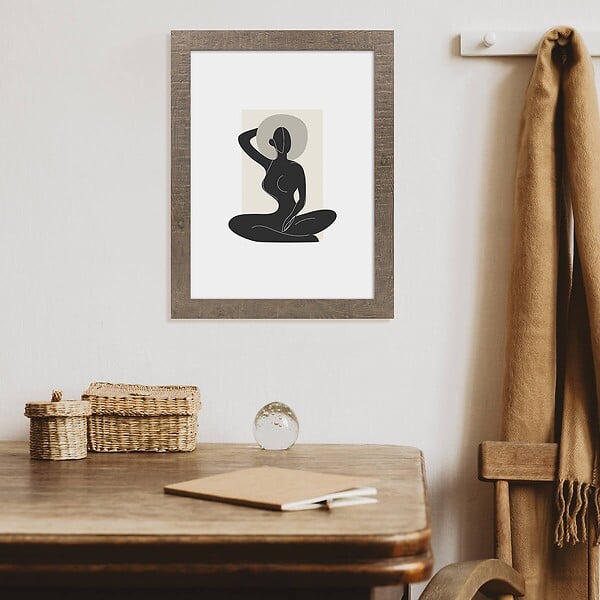 CEANOTHE - Cadre photo Fauve 30x40 cm - large