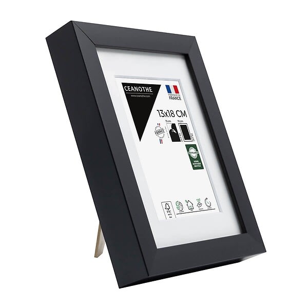CEANOTHE - Cadre 13X18 Ouv 10X15 Milan noir - large