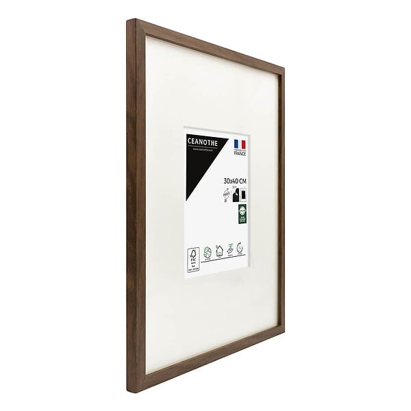CEANOTHE - Cadre 30X40 Ouv 15X20 Wild ébène - large
