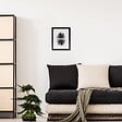 CEANOTHE - Cadre 24X30 Ouv 18X24 Milan noir - vignette