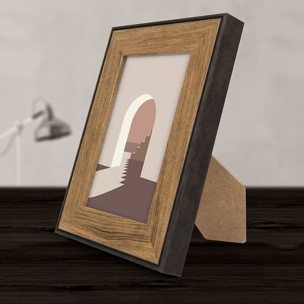 CEANOTHE - Cadre photo Loft noir 10x15 cm - large