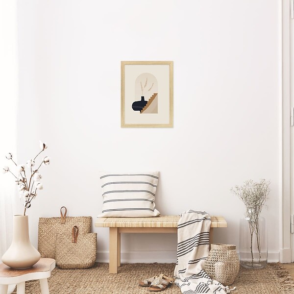 CEANOTHE - Cadre 30X40 Eternel naturel - large