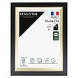 CEANOTHE - Cadre photo Actual noir doré 18x24 cm - vignette