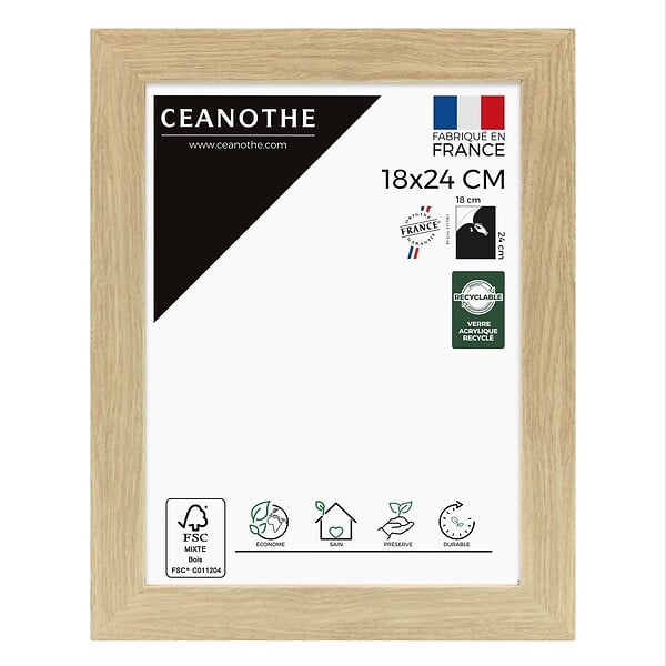 CEANOTHE - Cadre 18X24 Eternel naturel - large