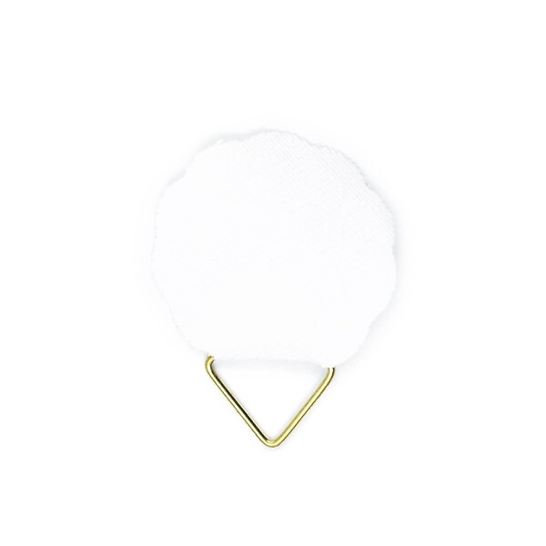 CEANOTHE - Sachet 12 attaches gommees 30mm - large