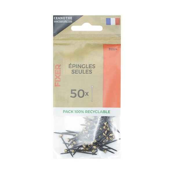 BRIO - Sachet 50 epingles seules - large