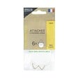 CEANOTHE - Sachet 6 attaches gommees 45mm - vignette