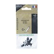CEANOTHE - Sachet 6 tournettes acier 30mm - vignette