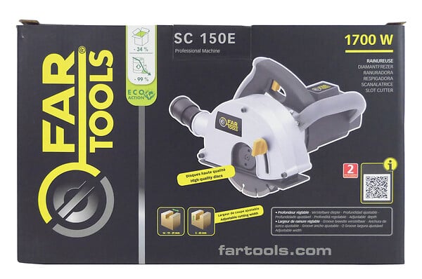FAR TOOLS - Rainureuse à béton SC 150F - 1700W - large