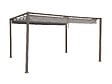 HESPERIDE - Tonnelle de jardin en aluminium noisette Palmeira - 4 x 3 m - Hespéride - vignette