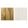 TIMBELA - Lot de produits de protection pour la peinture des maisons en bois – 5 l de blanc + 5 l de Olivier - Pour une surface extérieure en bois de 28 à 36 m2 - vignette