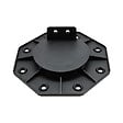 MCCOVER - PLOT RÉGLABLE DE 18 À 30 MM POUR TERRASSE BOIS ET COMPOSITE Noir - vignette