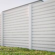 MON MARCHE DECO - Kit Clôture PRO PVC Blanc H. 180 cm - 15 Lisses claire-voie - 5,70 m - vignette