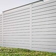 MON MARCHE DECO - Kit Clôture SLIM PVC Blanc H. 180 cm x L. 5.60 m - 15 Lisses claire-voie - vignette