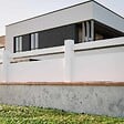 MON MARCHE DECO - Kit Clôture PRO PVC Blanc H. 72 cm - 1 Lisse + 2 Soubassements - 11,30 m - vignette