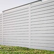 MON MARCHE DECO - Kit Clôture SLIM PVC Blanc H. 180 cm - 15 Lisses claire-voie - 11,10 m - vignette