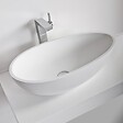 THALASSOR - COCOON 60 - Vasque à poser en Solid Surface Blanc Mat 60 x 35 x 16(h) cm - vignette