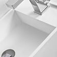 THALASSOR - EASY 40 GAUCHE - Lave-mains suspendu en Solid Surface 40 x 25 x 20(h) cm - vignette